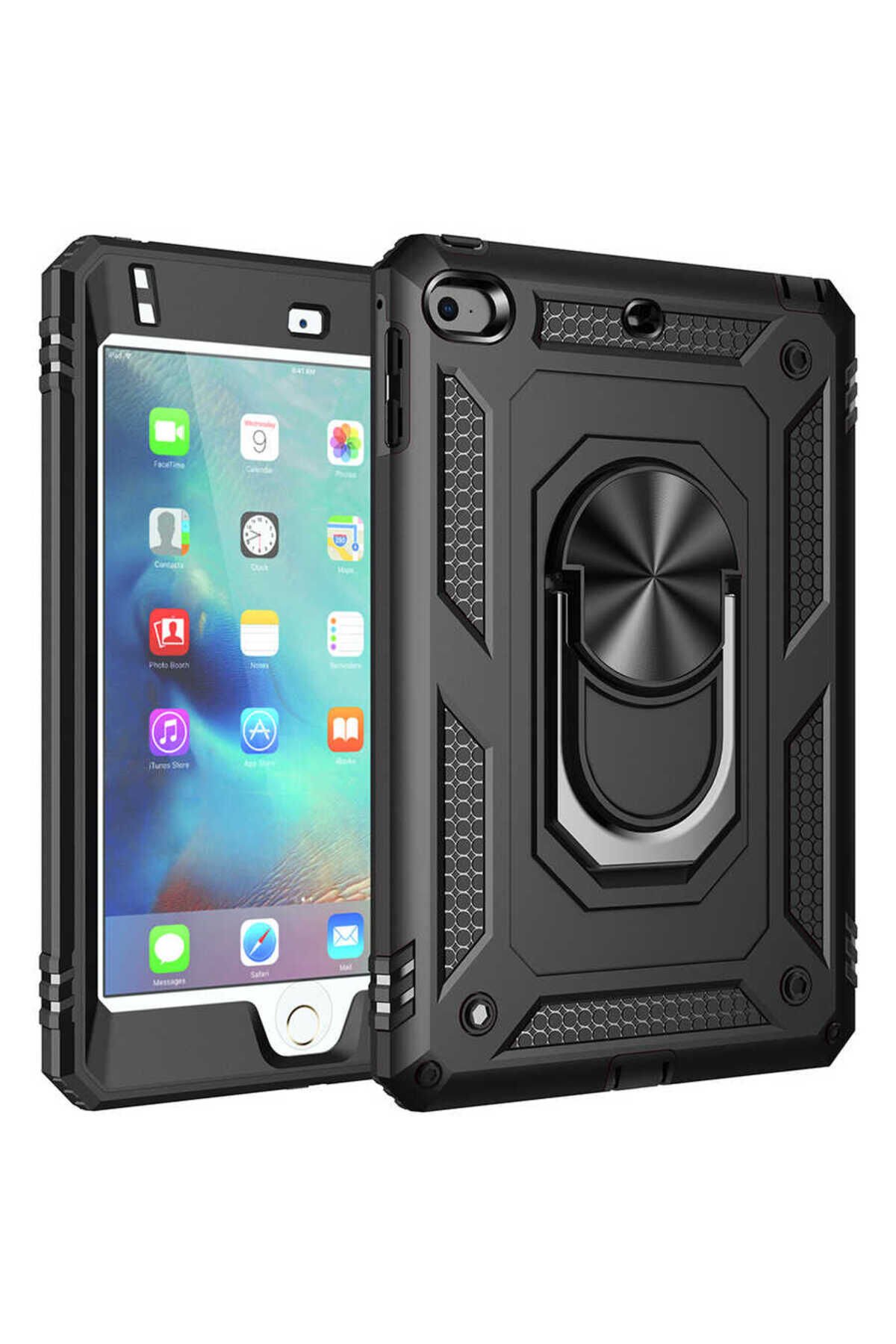 iPad Mini 4. Nesil - Uyumlu Uyumlu BSAY Tablet Vega Kapak-Siyah