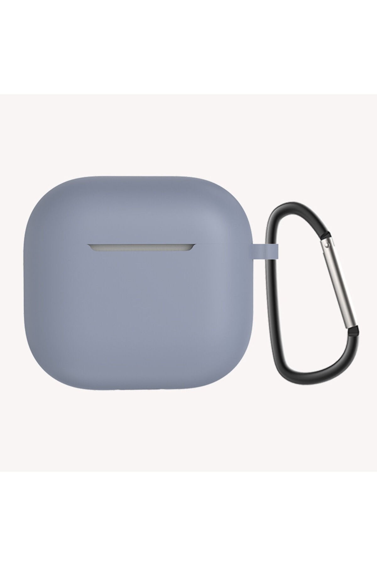 Air-Pods 4 BSAY Standart Silikon Kılıf-Lavendery Gray Lavendery Gray