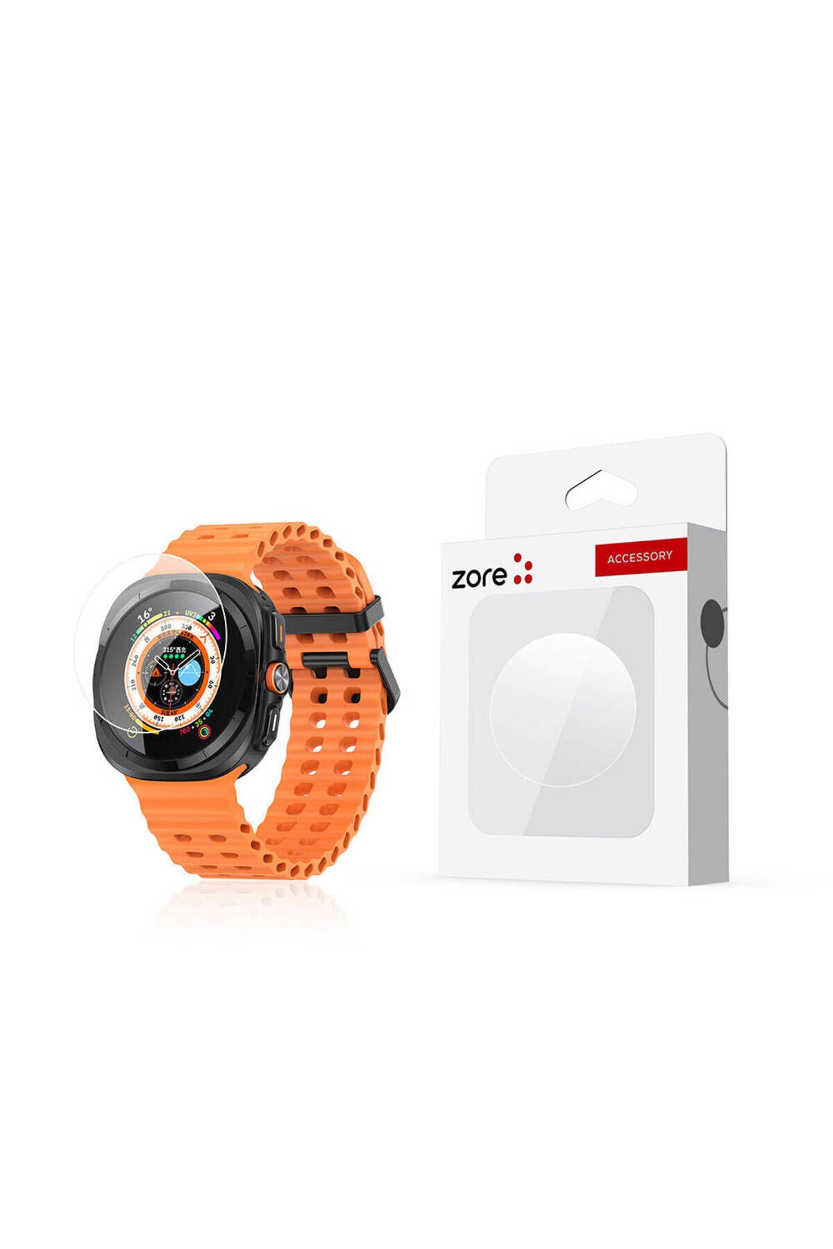 Galaxy Watch Ultra 47mm BSAY PMMA Pet Saat Ekran Koruyucu - Şeffaf