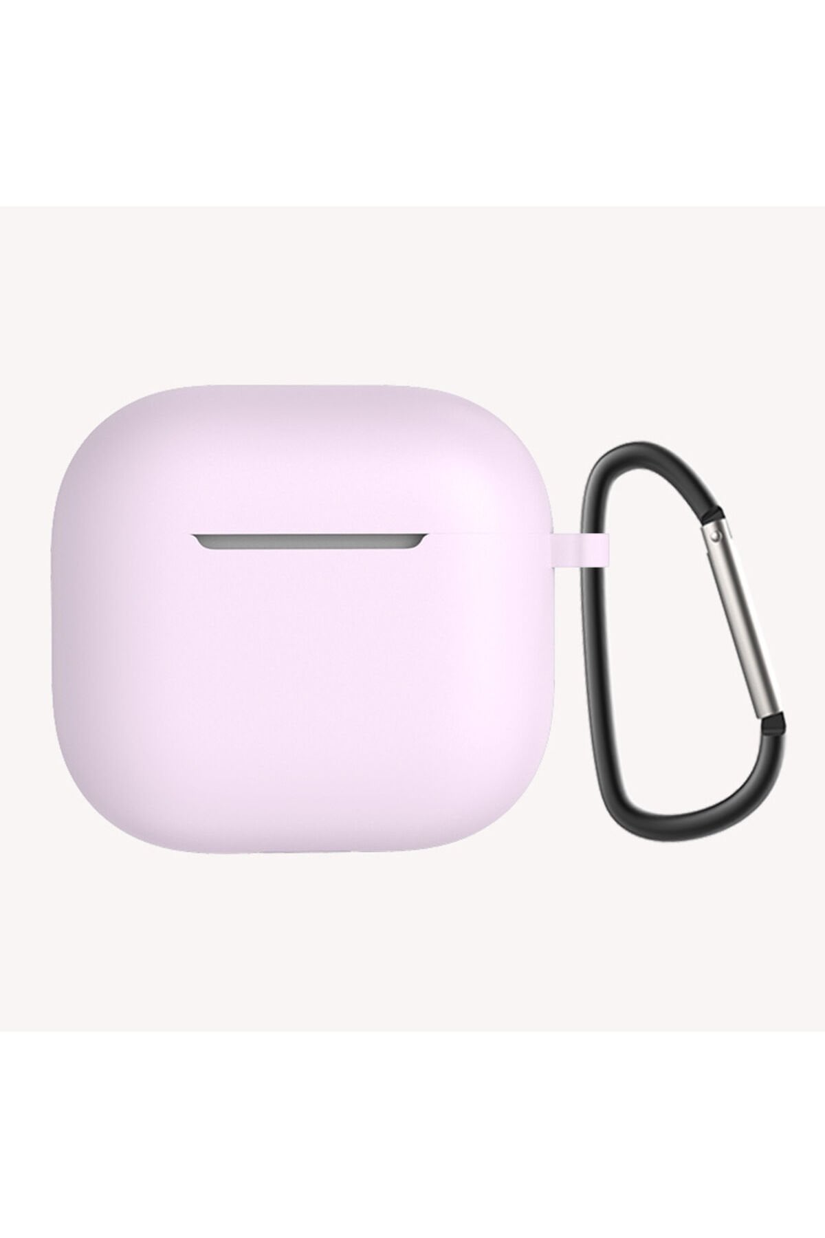 Air-Pods 4 BSAY Standart Silikon Kılıf-Lavendery Gray Lila