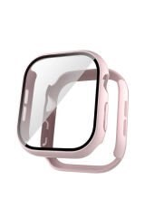 Watch 10 42mm Sert PC Kasa ve Ekran Koruyucu BSAY Watch Gard 35 - Beyaz