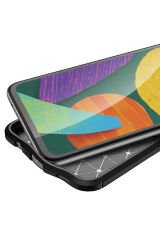 Galaxy A03S Kılıf BSAY Niss Silikon Kapak - Lacivert Kırmızı