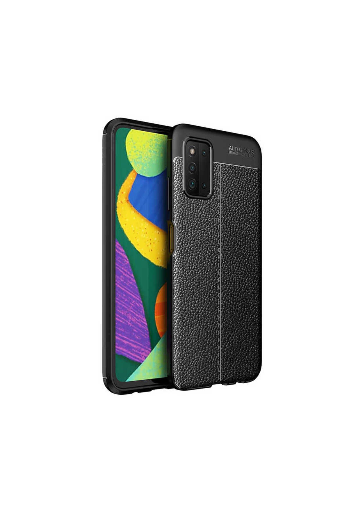 Galaxy A03S Kılıf BSAY Niss Silikon Kapak - Lacivert Siyah