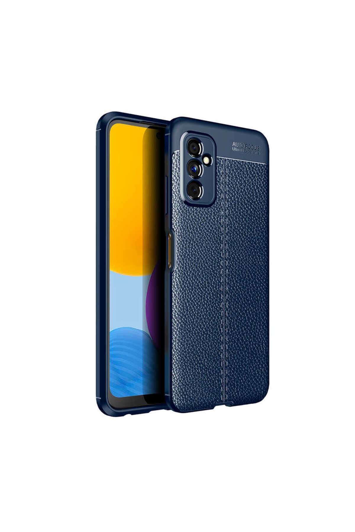 Galaxy M52 Kılıf BSAY Niss Silikon Kapak - Lacivert Lacivert