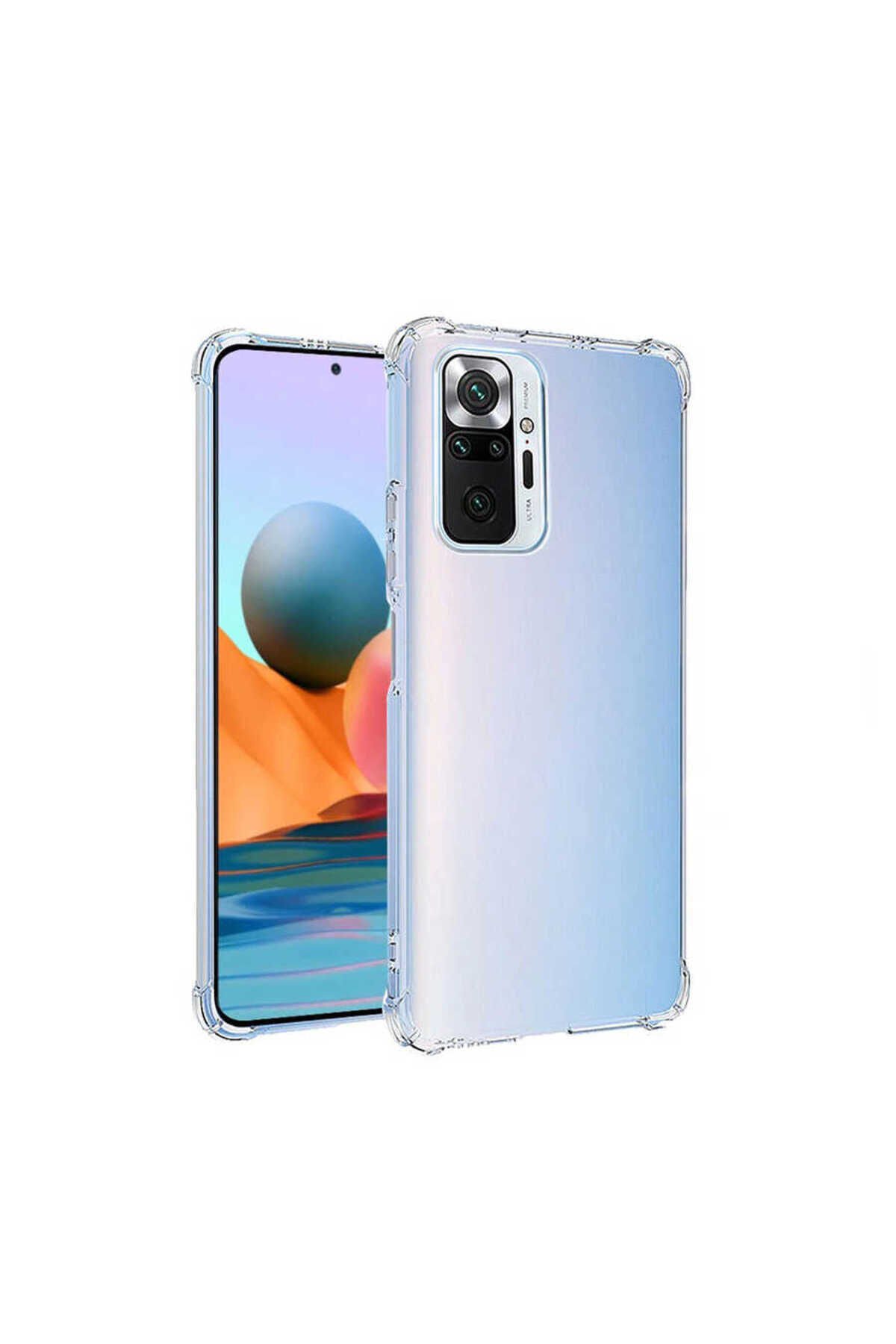 Redmi Note 10 Pro Kılıf BSAY Nitro Anti Shock Silikon - Renksiz Renksiz