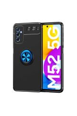 Galaxy M52 Kılıf BSAY Ravel Silikon Kapak - Kırmızı Kırmızı