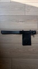 Tasarım Deri Kemer Siyah