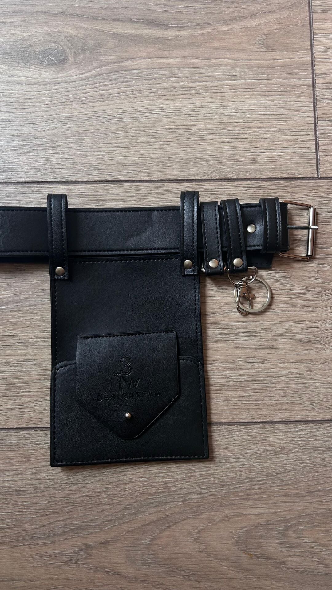 Tasarım Deri Kemer Siyah