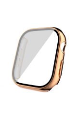 Watch 10 42mm Sert PC Kasa Electroplatink Çerçeveli Ekran Koruyucu BSAY Watch Gard 36 - Colorful Altın