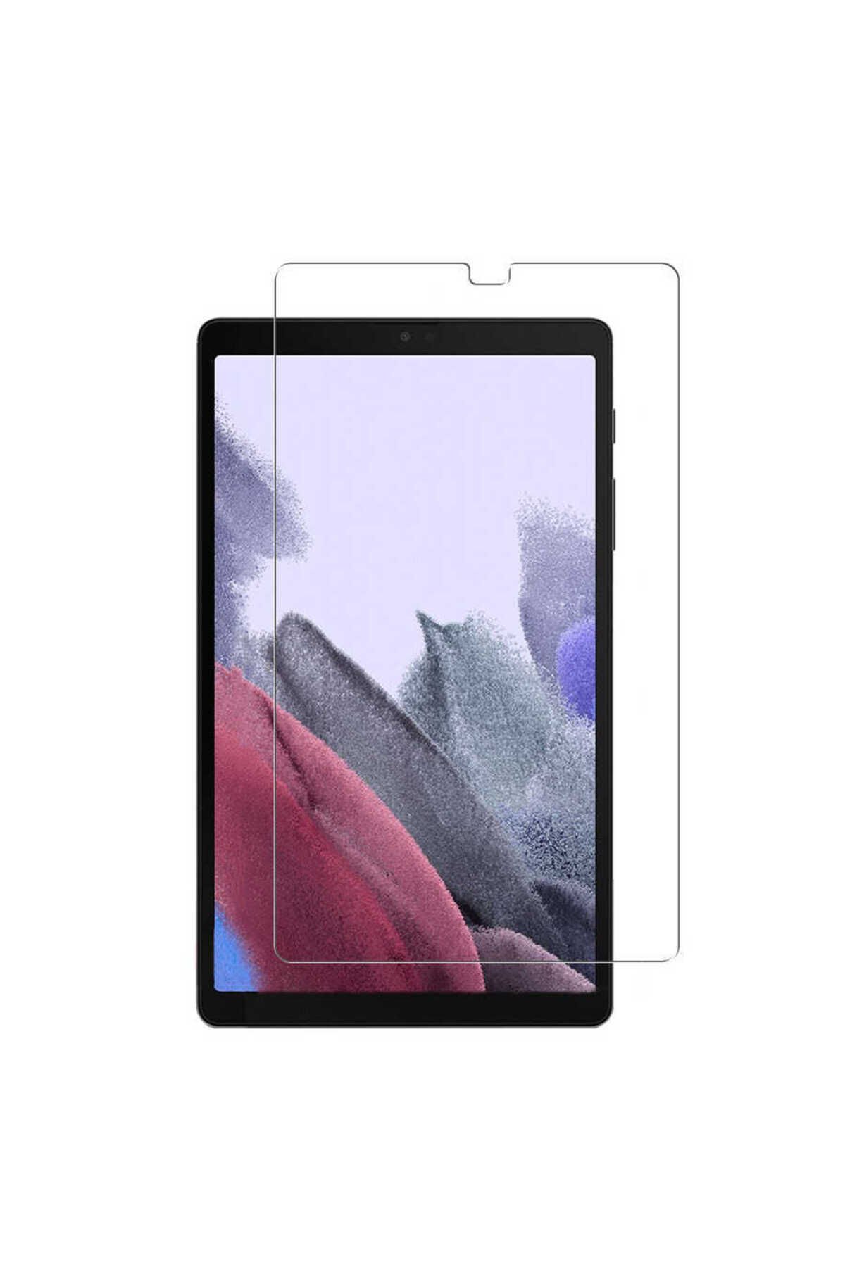Galaxy Tab A7 Lite T225 Uyumlu BSAY Tablet Temperli Cam Ekran Koruyucu-Renksiz