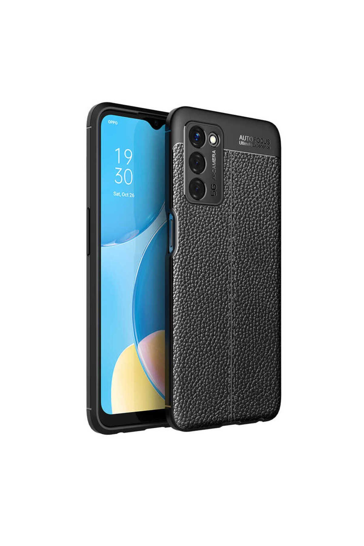 A55 5G Kılıf GZST Niss Silikon Kapak - Siyah Siyah