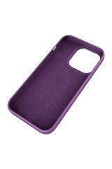 iPhone 14 Kılıf BSAY LSR Lansman Kapak - Lila Derin Mor