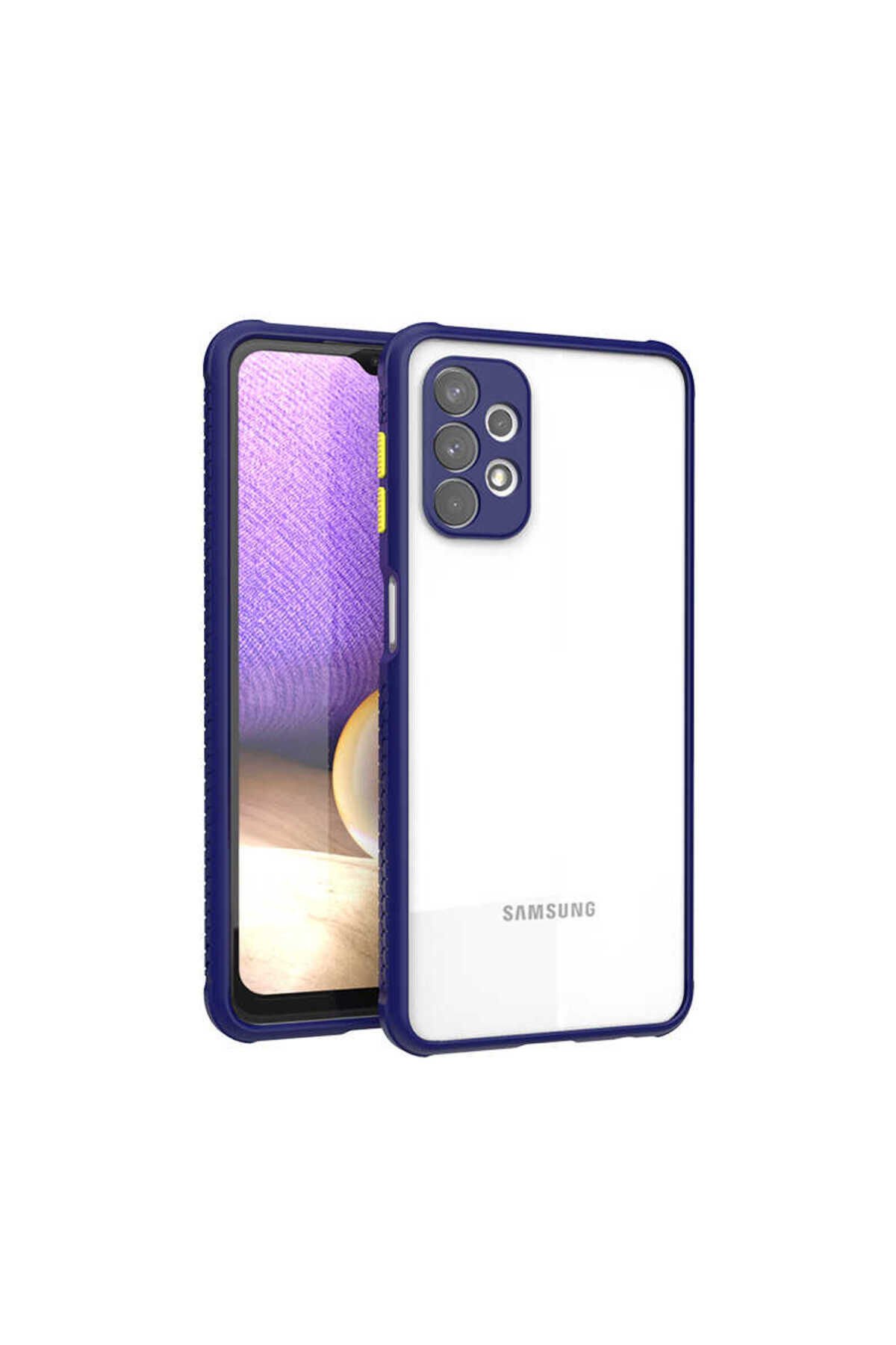 Galaxy A32 4G Kılıf EFR Kaff Kapak - Koyu Yeşil Koyu Yeşil