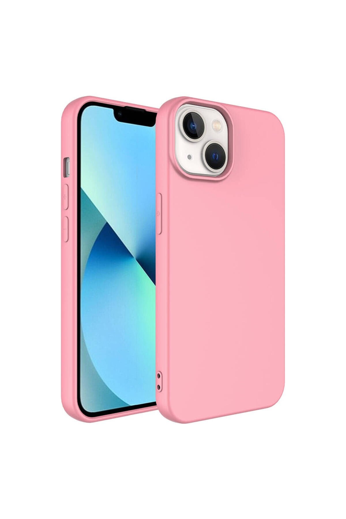 iPhone 14 Kılıf BSAY LSR Lansman Kapak - Lila Pembe Açık