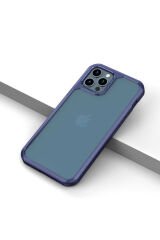 iPhone 12 Pro Uyumlu BSAY Roll Kılıf-Siyah Mavi