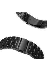 Huawei Watch GT 3 46mm Uyumlu KRD-04 Metal BSAY Kordon-Gold Siyah