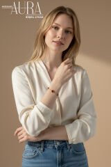 YONCA ÇELİK BİLEKLİK Siyah