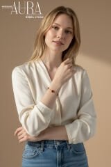 YONCA ÇELİK BİLEKLİK Siyah