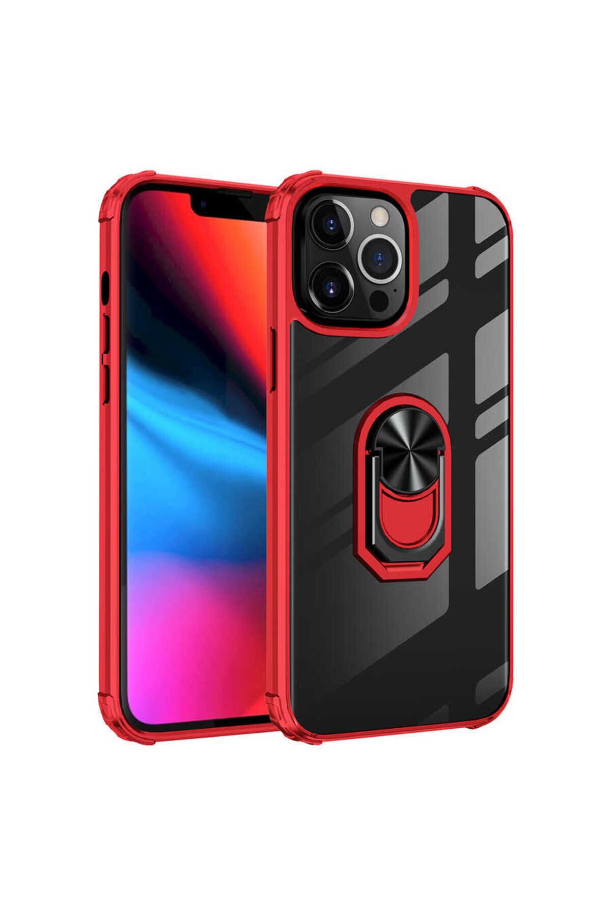 iPhone 13 Pro Max Uyumlu BSAY Mola Kılıf-Kırmızı