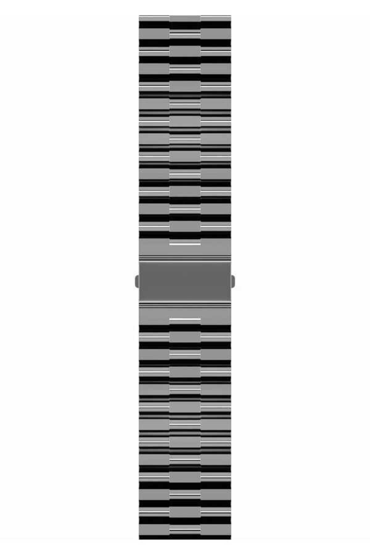 Galaxy Watch 42mm Uyumlu KRD-27 20mm BSAY Kordon-Siyah