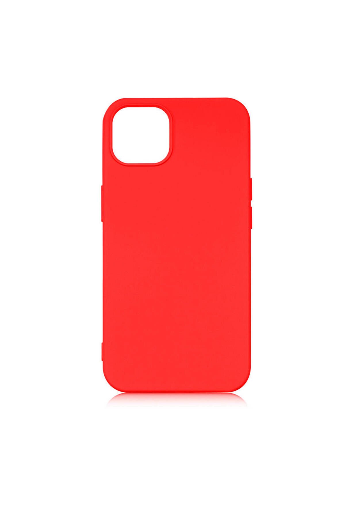 iPhone 14 Plus Kılıf BSAY LSR Lansman Kapak - Koyu Yeşil Kırmızı