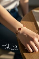 YONCA ÇELİK BİLEKLİK Kırmızı