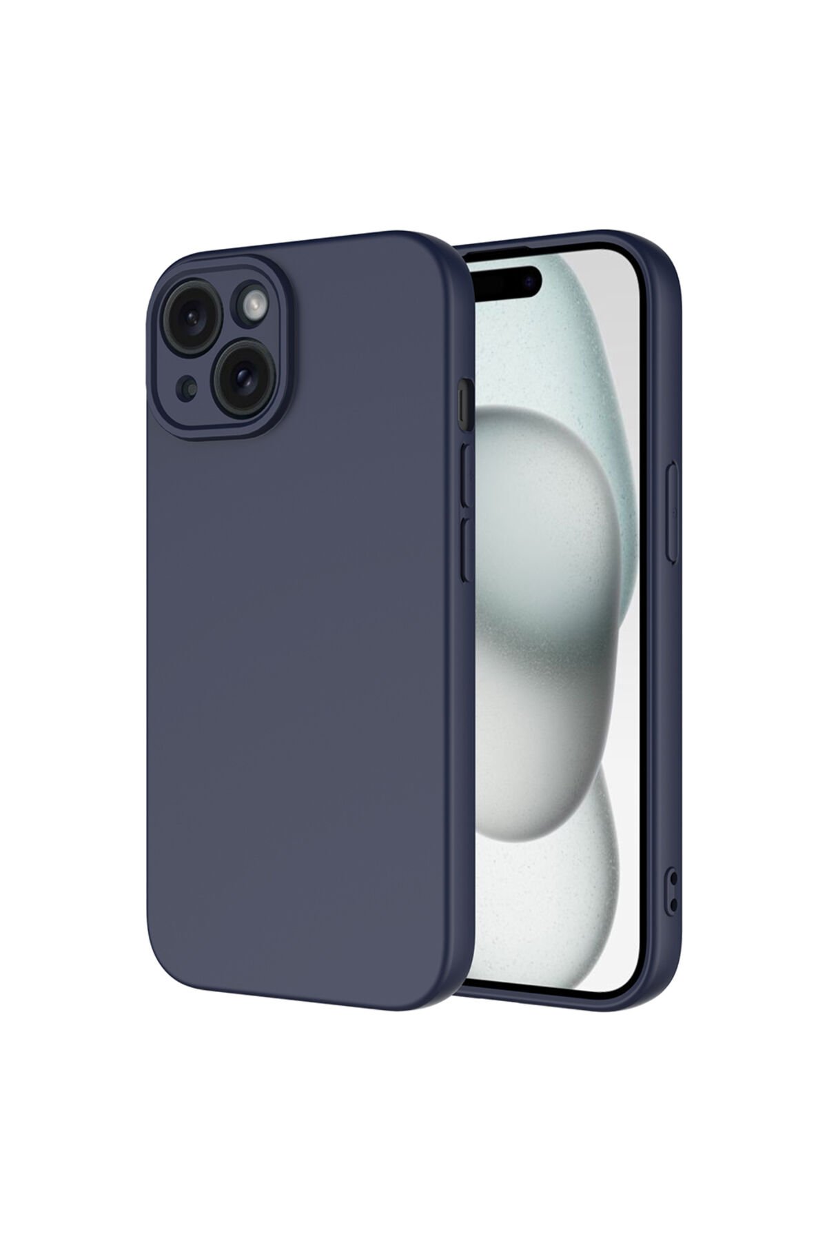 iPhone 15 Kılıf BSAY Mara Lansman Kapak - Lacivert Lacivert