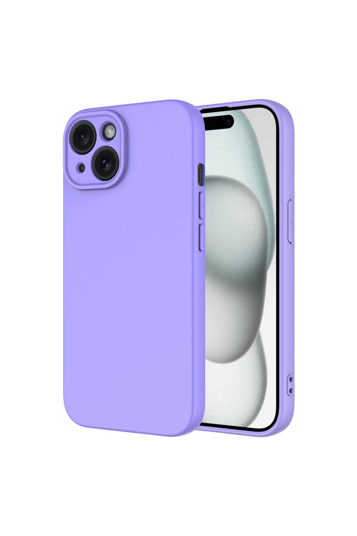 iPhone 15 Kılıf ZPRB Mara Lansman Kapak - Lila Lila