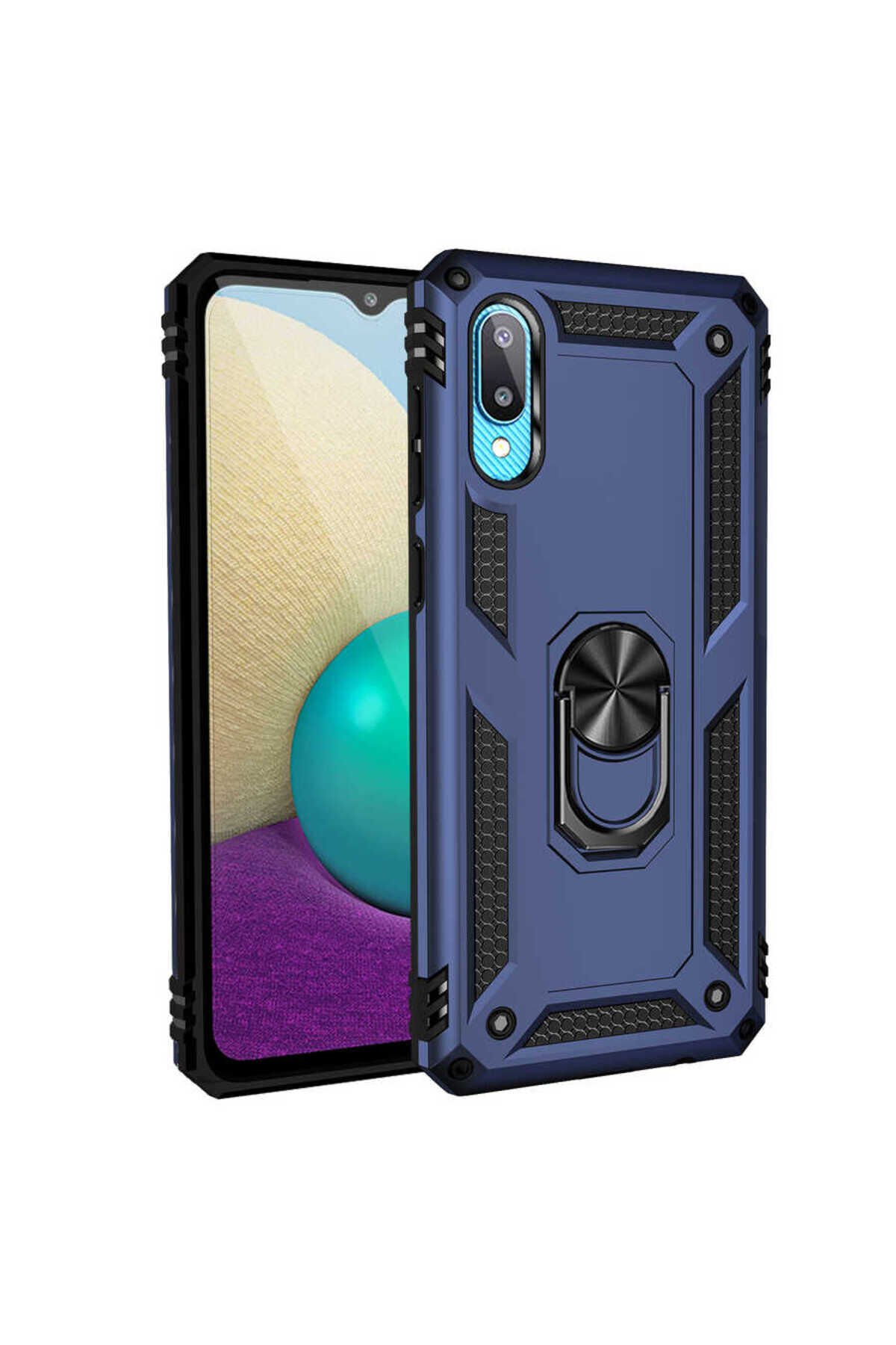 Galaxy A02 Kılıf BSAY Vega Kapak - Mavi Mavi