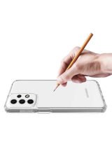 Galaxy A73 Kılıf BSAY 2mm Anti Shock Silikon - Renksiz