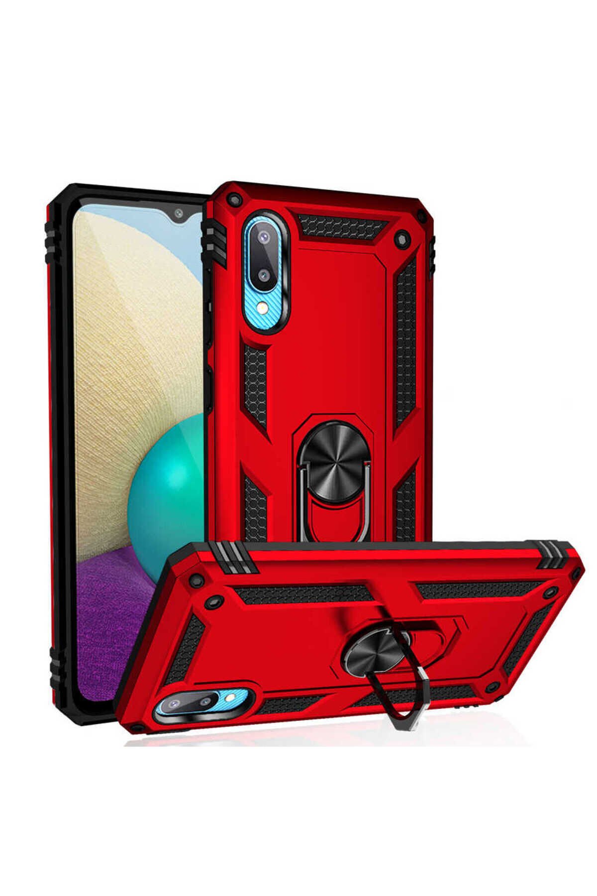 Galaxy A02 Kılıf BSAY Vega Kapak - Mavi Gold