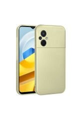 Poco M5 Kılıf ATA Premier Silikon Kapak - Gold Gold