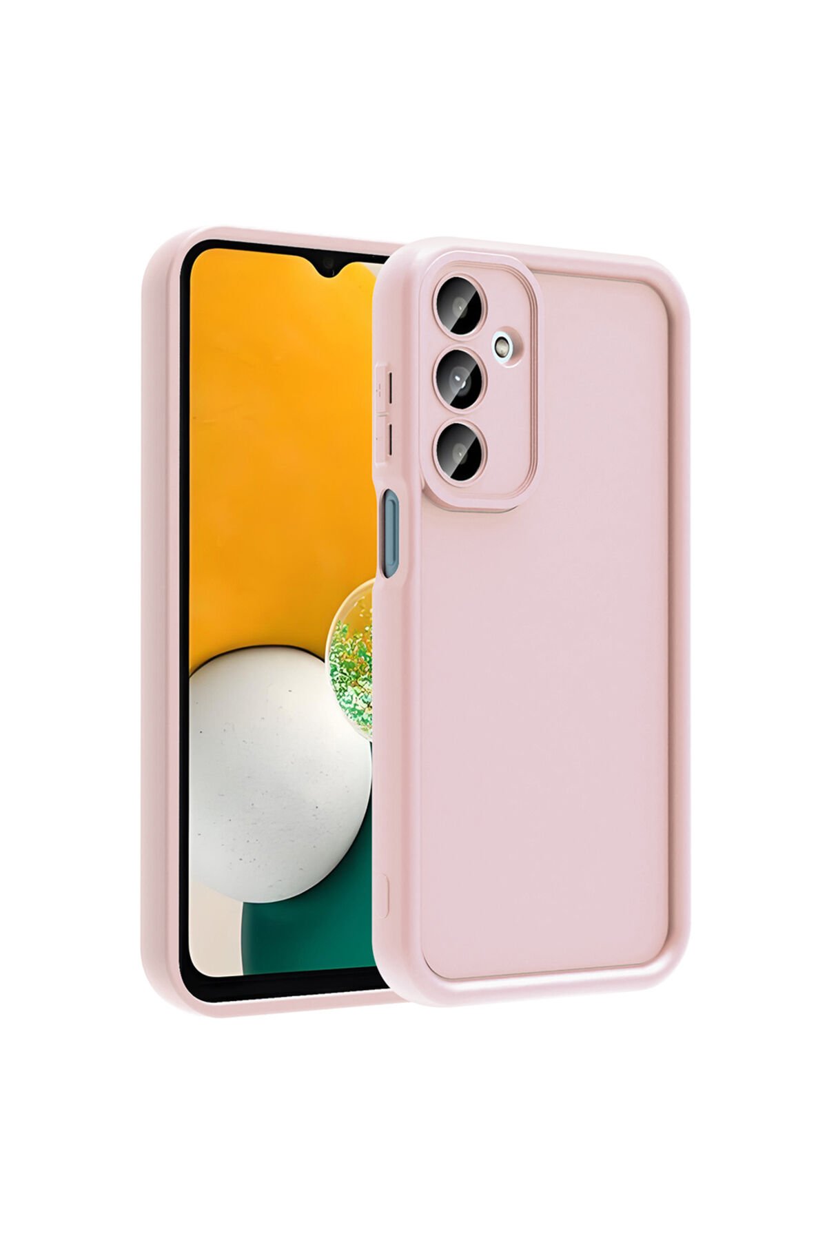 Galaxy A16 Kılıf Kamera Korumalı SBT Ananas Kapak - Pembe