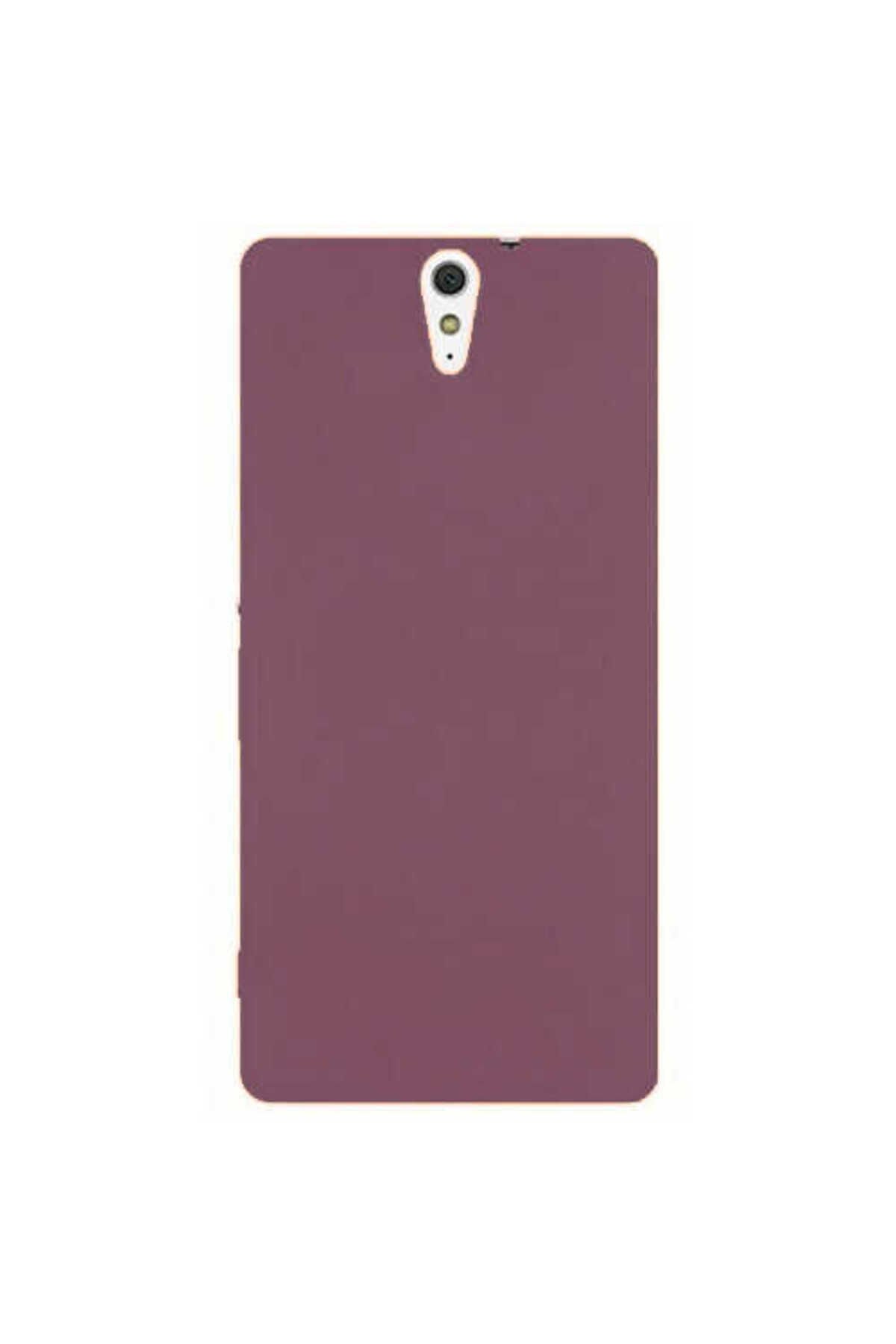 Sony Xperia C5 Kılıf NXAR Premier Silikon Kapak - Mürdüm Mürdüm