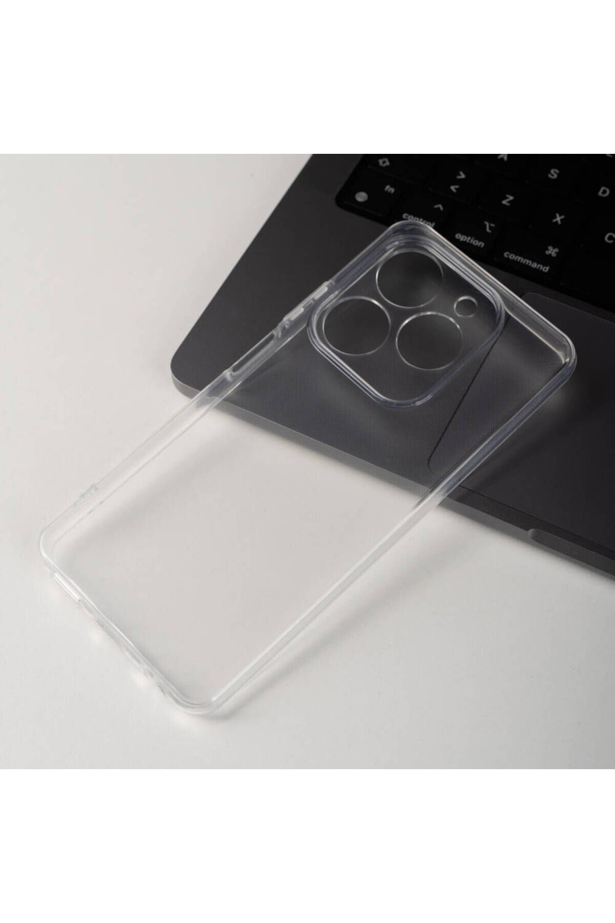 Tecno Spark 20 Kılıf BSAY 2mm Anti Shock Silikon - Renksiz Renksiz