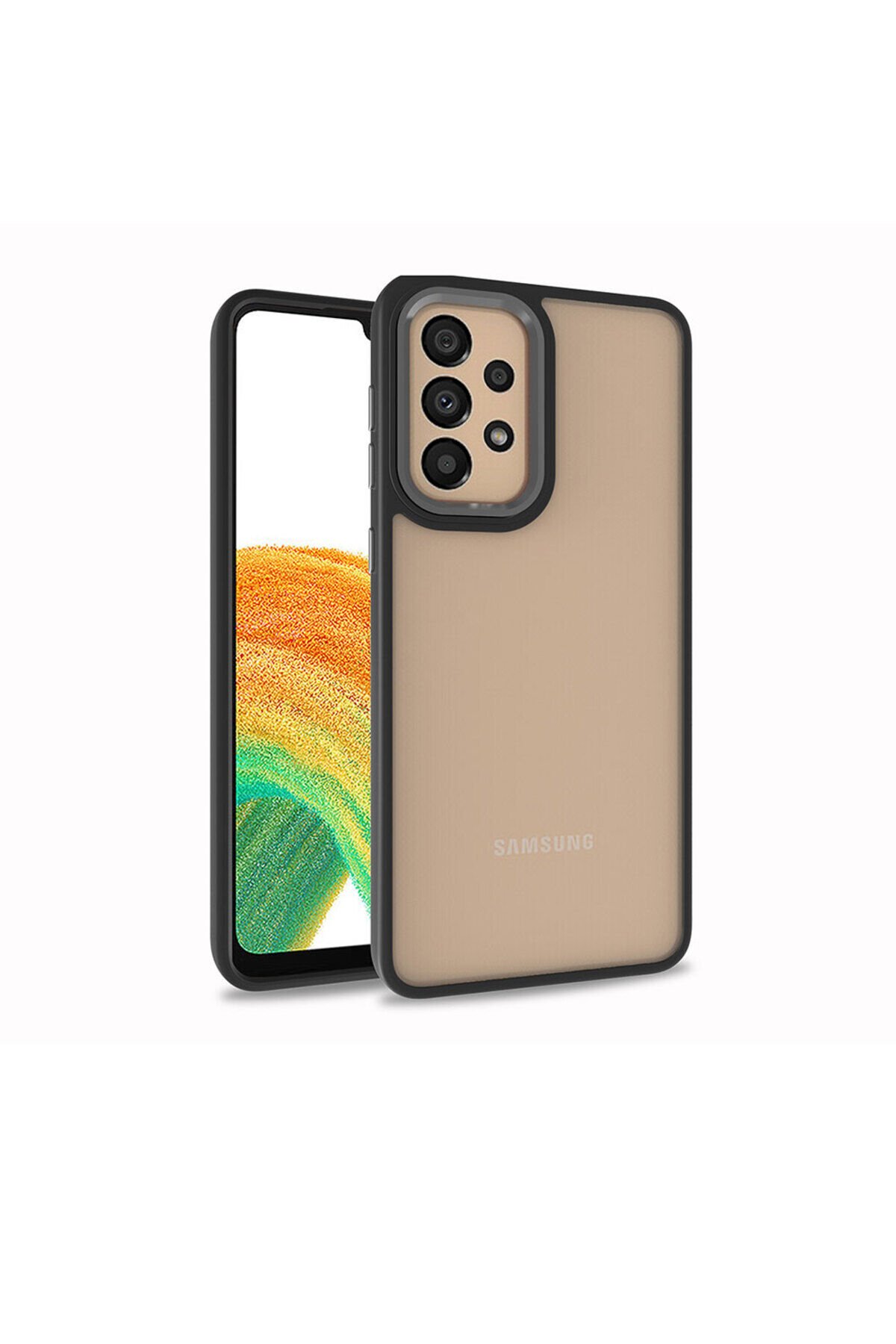 Galaxy A33 5G Kılıf NXAR Flora Kapak - Rose Gold Rose Gold