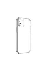 iPhone 12 Uyumlu BSAY Krep Kılıf-Renksiz