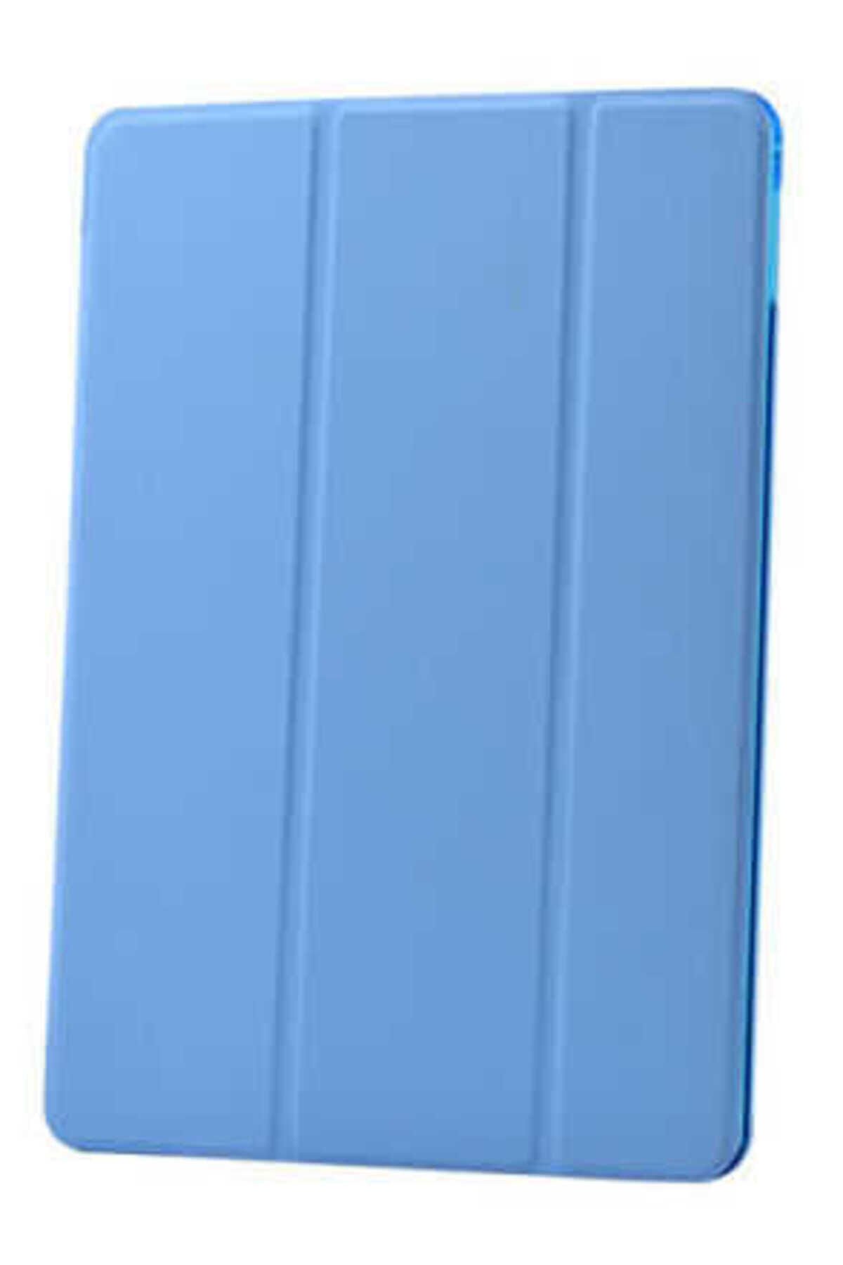 Galaxy Tab 3 Lite 7.0 T110 Uyumlu BSAY Smart Cover Standlı 1-1 Kılıf-Mavi Mavi