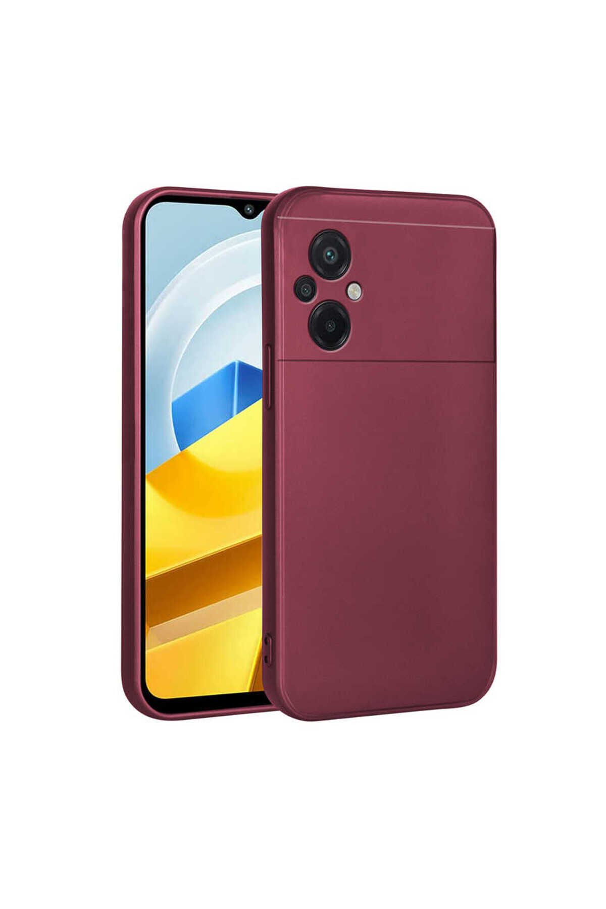 Poco M5 Kılıf STSR Premier Silikon Kapak - Siyah Siyah