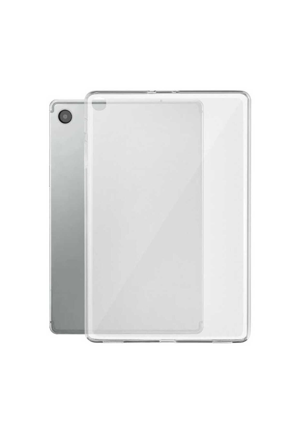 Galaxy Tab A8 10.5 SM-X200 (2021) Kılıf Uyumlu BSAY Tablet Süper Silikon Kapak-Renksiz