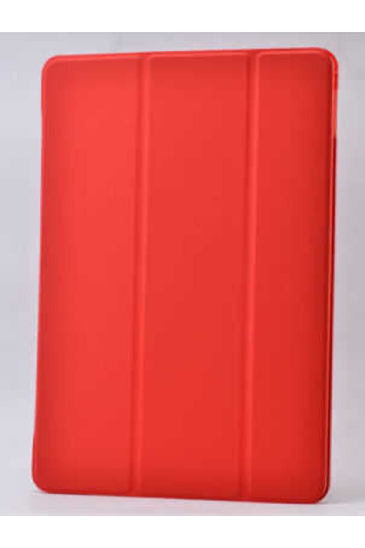 Galaxy Tab 3 Lite 7.0 T110 Uyumlu BSAY Smart Cover Standlı 1-1 Kılıf-Mavi Kırmızı