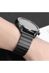 Huawei Watch GT 3 42mm Uyumlu KRD-16 Metal BSAY Kordon-Beyaz Beyaz