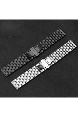 Huawei Watch GT 3 42mm Uyumlu KRD-20 Metal BSAY Kordon-Siyah Siyah