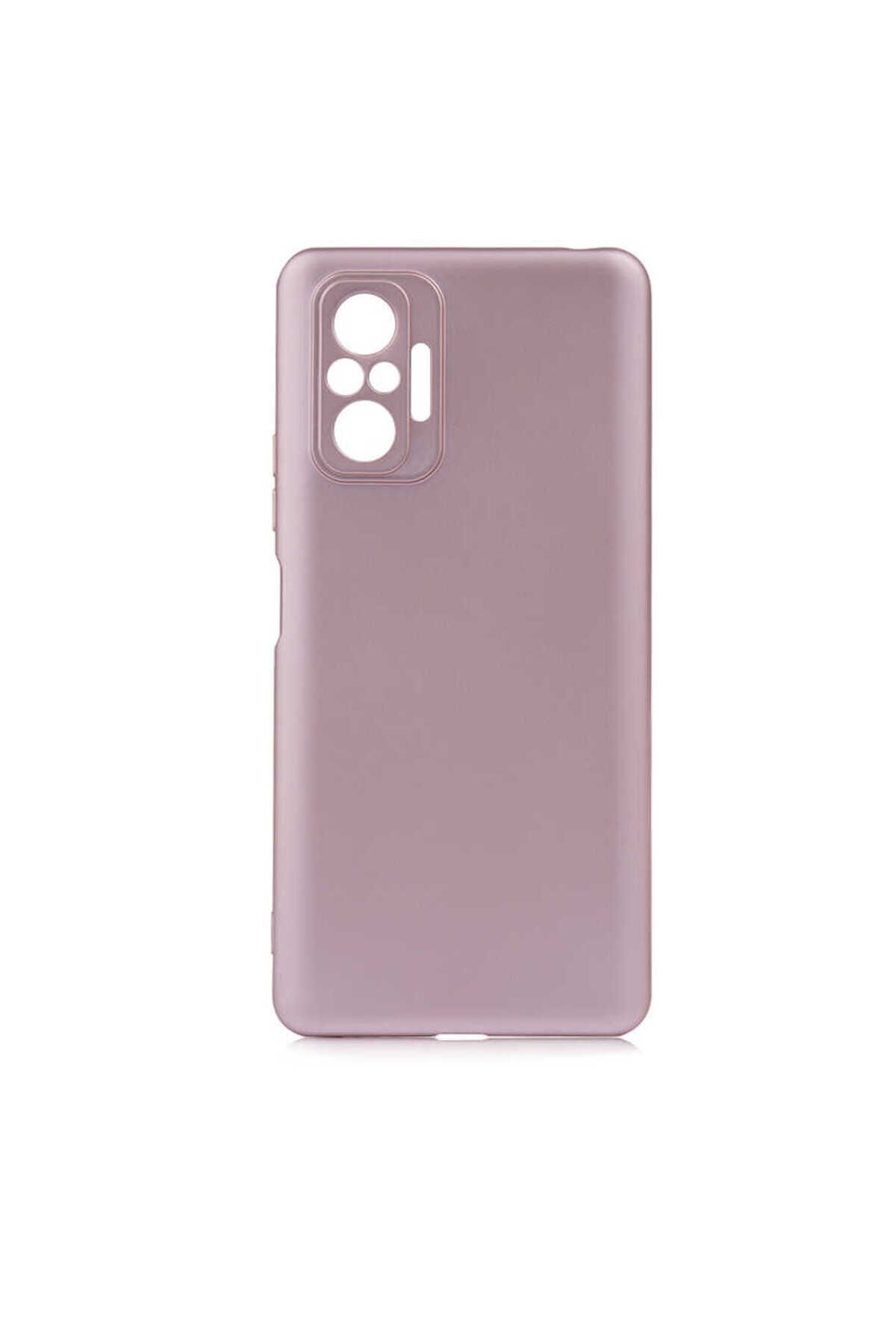 Redmi Note 10 Pro Kılıf BSAY Premier Silikon Kapak - Gold Rose Gold
