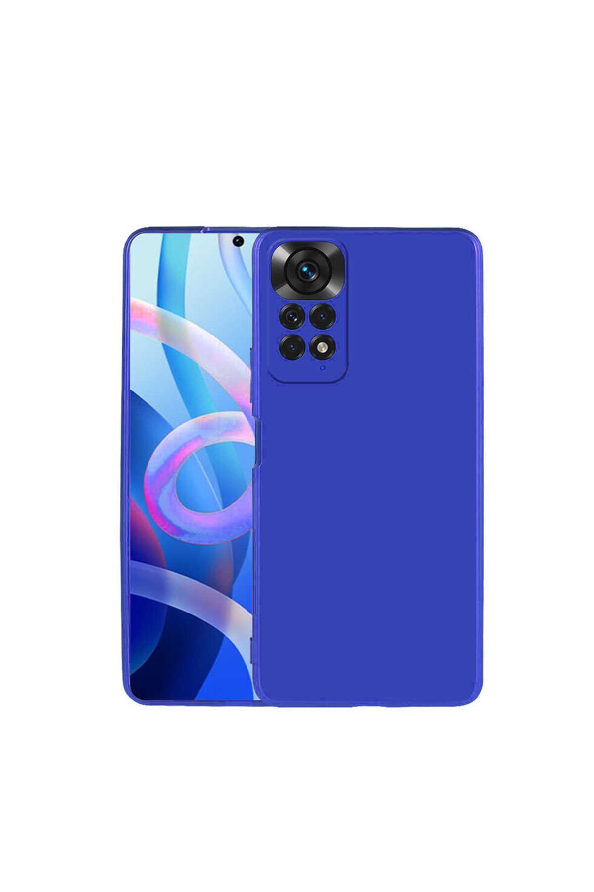 Redmi Note 12 Pro 4G Kılıf BSAY Premier Silikon Kapak - Saks Mavi Mavi