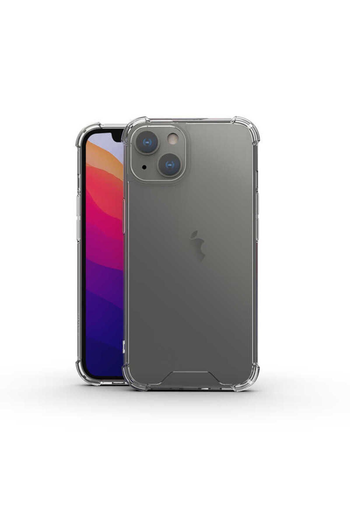 iPhone 13 Uyumlu BSAY Nitro Anti Shock Silikon-Renksiz