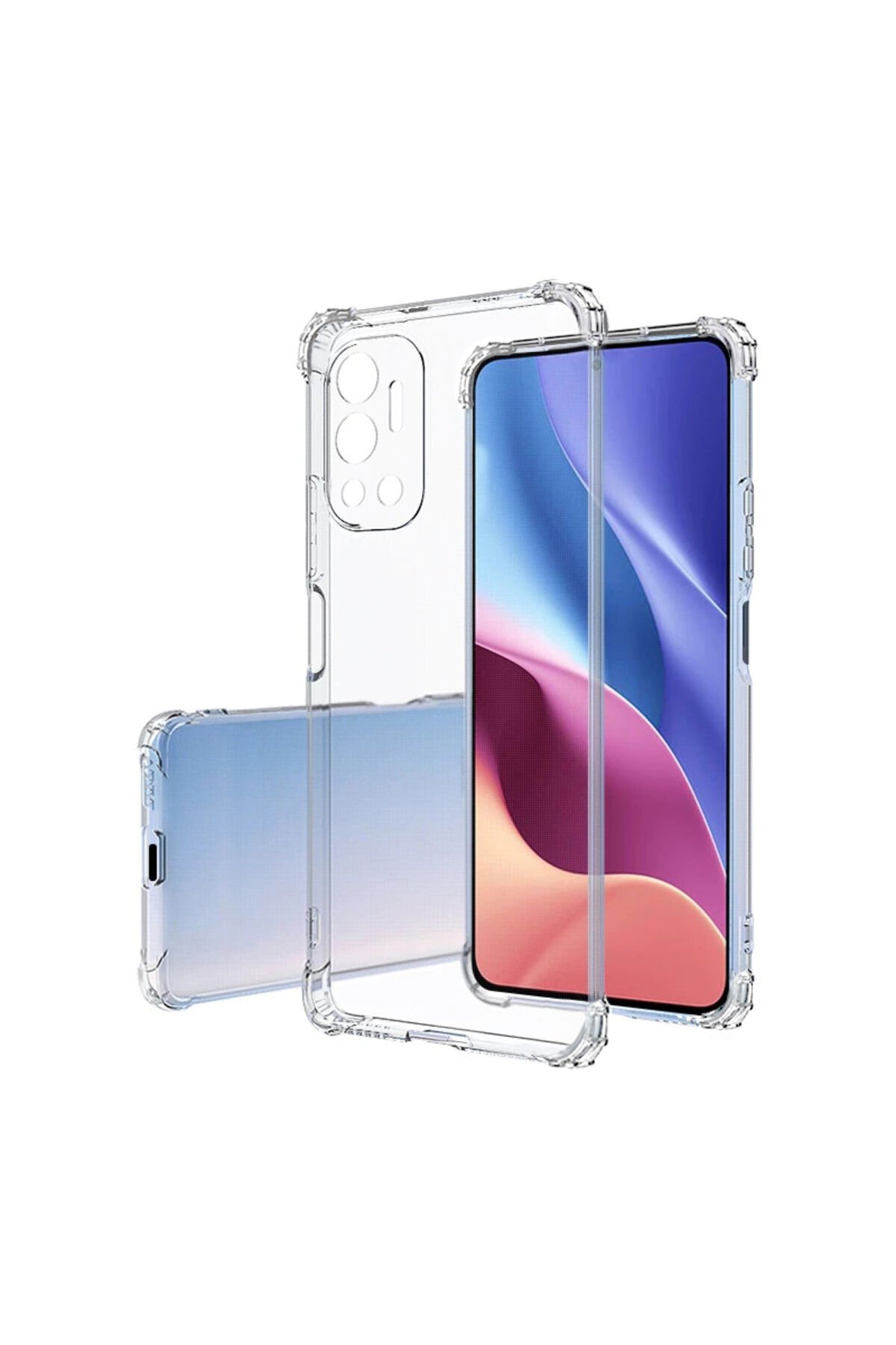 İnfinix Hot 12 Kılıf BSAY 2mm Anti Shock Silikon - Renksiz Renksiz