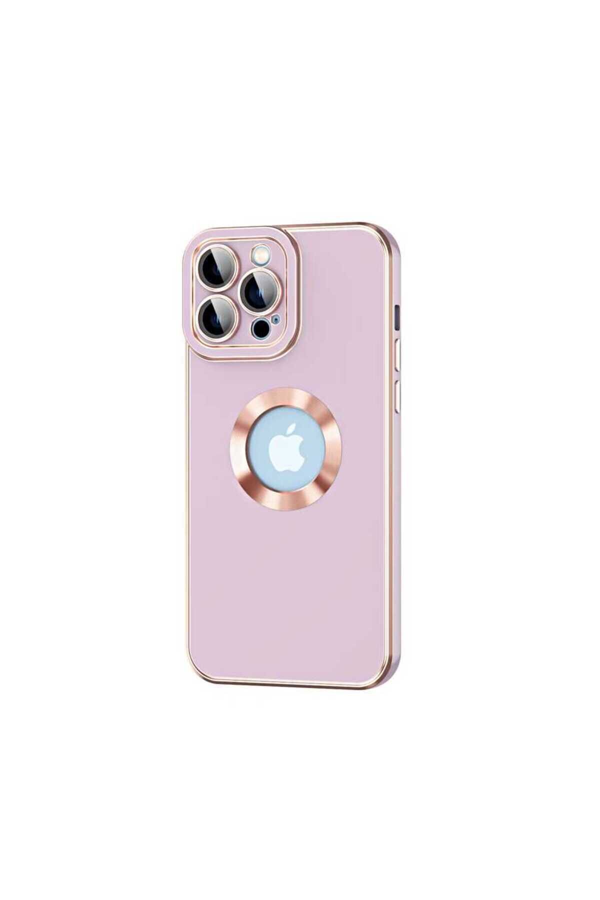 iPhone 13 Pro Max Uyumlu BSAY Kongo Kılıf-Beyaz Mor