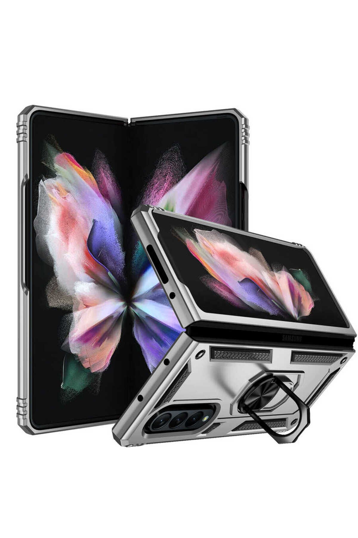 Galaxy Z Fold 3 Kılıf BSAY Vega Kapak - Mavi Mavi