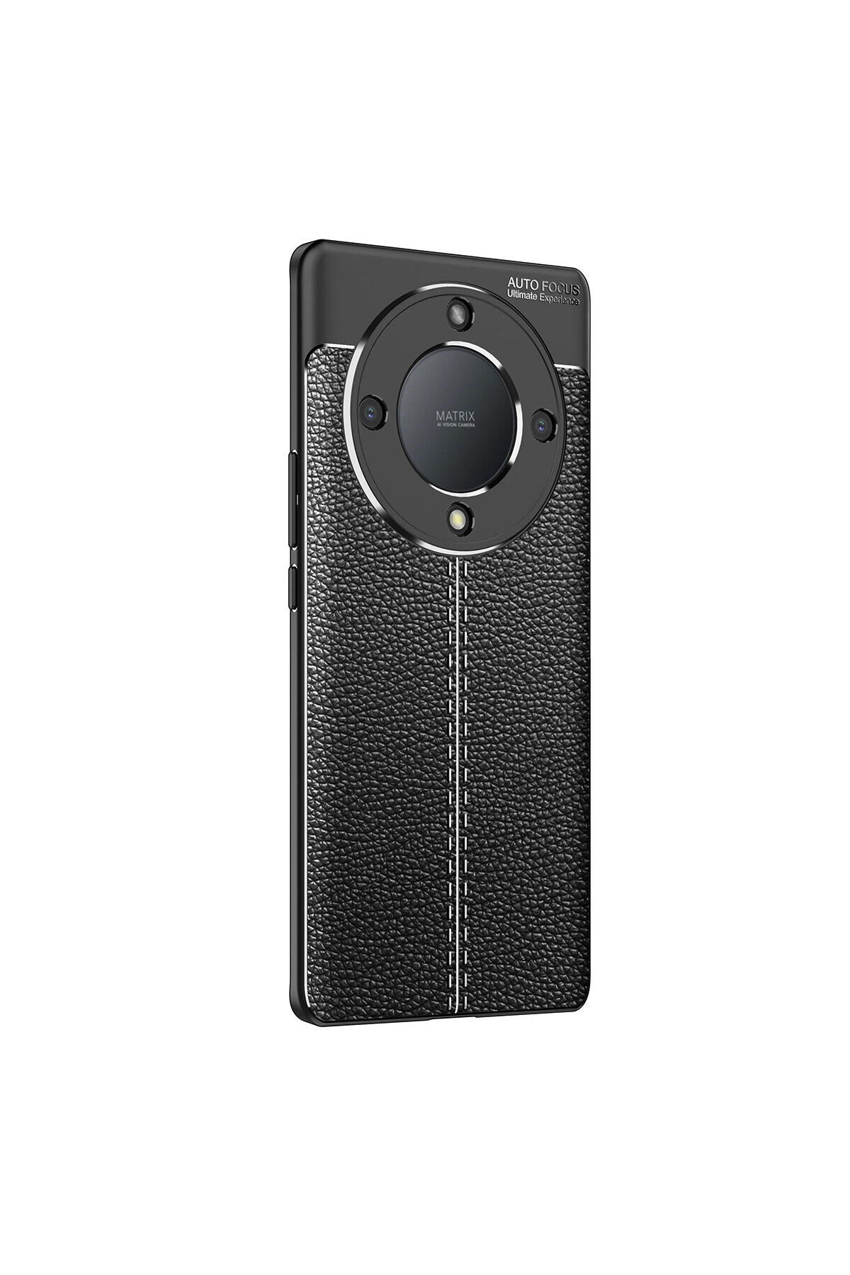 Huawei Honor X 9A Kılıf BSAY Niss Silikon Kapak - Siyah Siyah